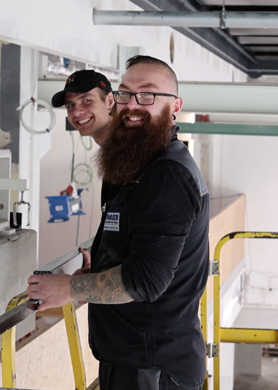 Servicetechniker im Team bei Feinauer
